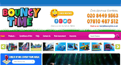 Desktop Screenshot of bouncytime.co.uk