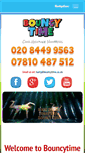 Mobile Screenshot of bouncytime.co.uk